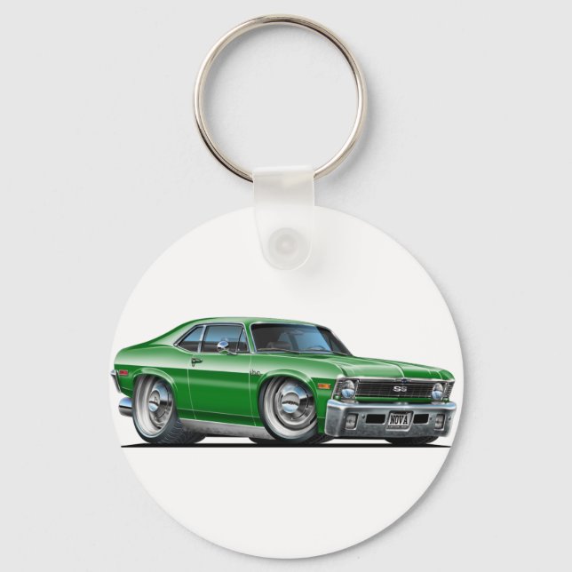 Chaveiro Carro Verde Chevy Nova (Frente)