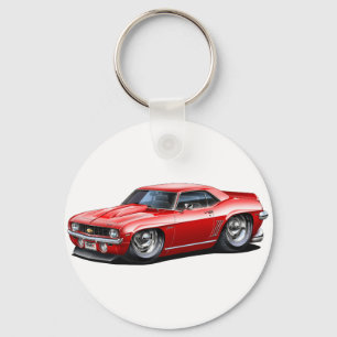 Chaveiro Carro Vermelho Camaro SS, 1969