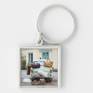 Chaveiro Carro vintage com lotes da bagagem