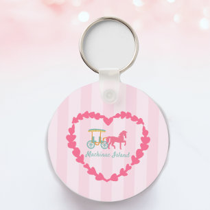 Chaveiro Carruagem Desenhada do Cavalo da Ilha Mackinac