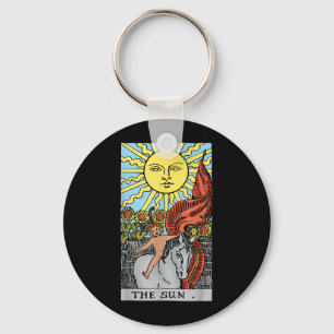 Chaveiro Carta de Tarot Sol Rider Waite