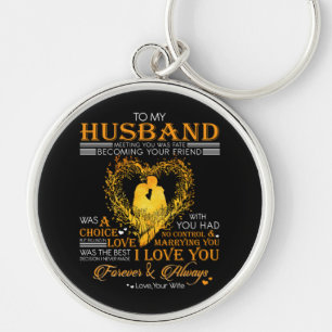 Chaveiro Carta Para O Meu Marido, Amo O Presente Do Marido