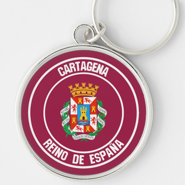 Chaveiro Cartagena Round Emblem (Frente)