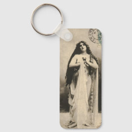 Chaveiro Cartão-postal da Deusa Eetérea Vintage