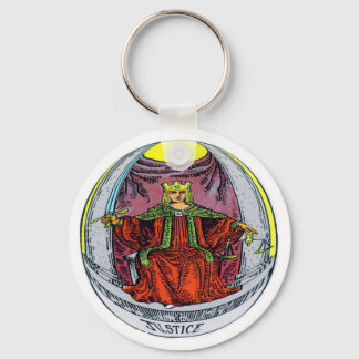 Chaveiro Cartão Tarot de Justiça