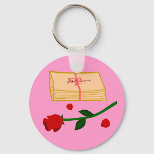 Chaveiro Cartas de Amor Românticas