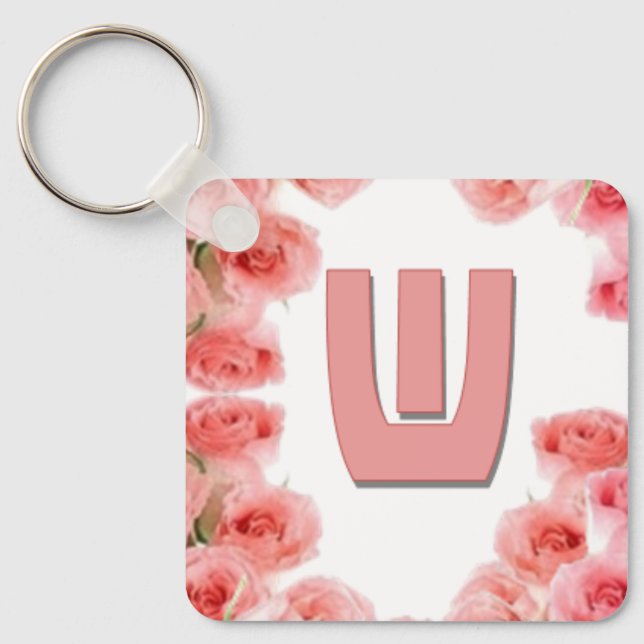 Chaveiro Cartas de amor "W" (Frente)