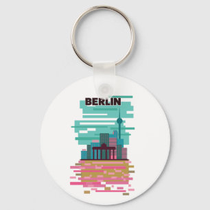 Chaveiro Cartaz de viagem de Berlim