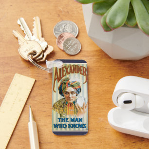 Chaveiro Cartaz Vintage Mágica, Alexander, o Homem que Sabe