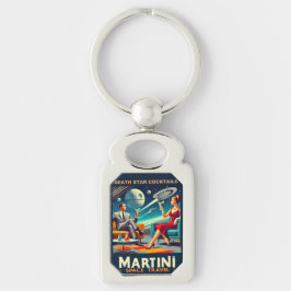Chaveiro Cartazes de Viagens Espaciais Martini Drinks Death