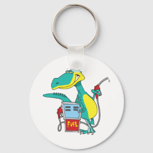 Chaveiro cartografia do combustível fóssil da bomba de gás