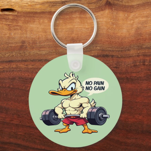 Chaveiro Cartografia do Pato Buff Sem Dor Sem Ganho (Verso)
