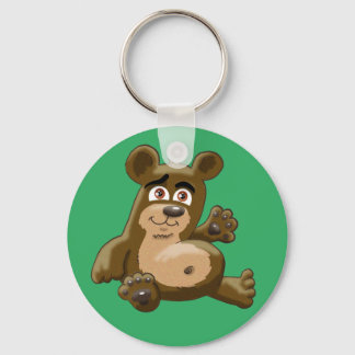 Chaveiro Cartoon Amigável Urso de Teddy