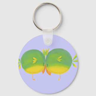 Chaveiro Cartoon Boy & Girl Love Birds