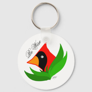Chaveiro Cartoon Cardinal Bird