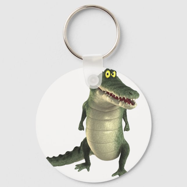 Chaveiro Cartoon Crocodilo (Frente)