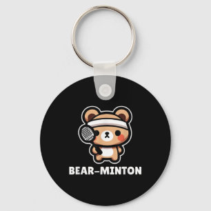 Chaveiro Cartoon Cute Kawaii Cub Badminton