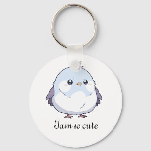 Chaveiro Cartoon de Aves Cute Kawaii Chubby - Pastel Adoráv