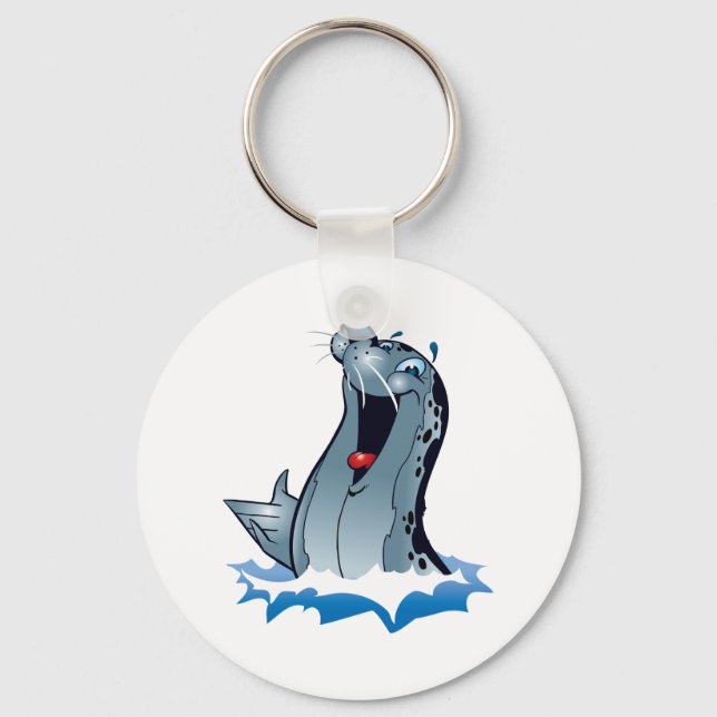 Chaveiro Cartoon de foca (Frente)