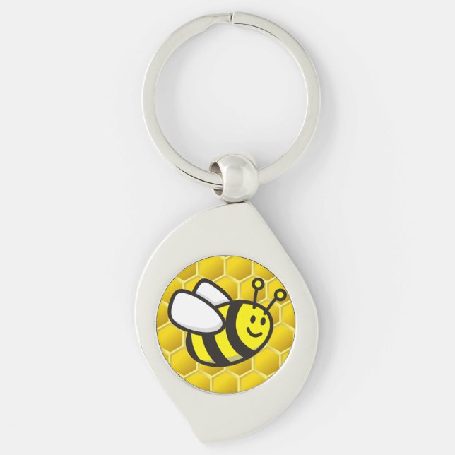 Chaveiro Cartoon de Honeybee (Frente)