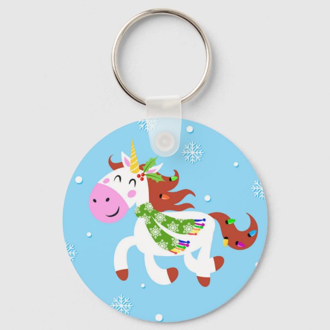 Chaveiro Cartoon de Natal (Frente)
