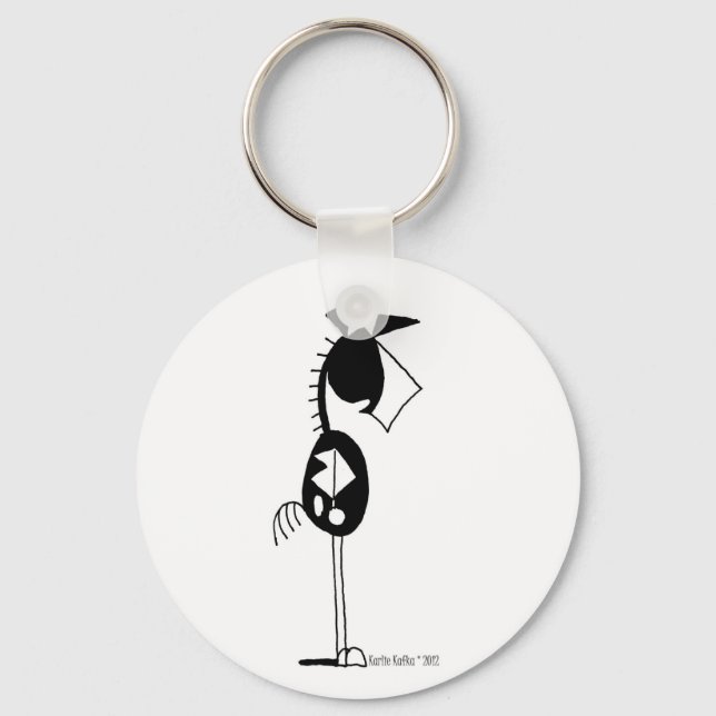 Chaveiro Cartoon de Tinta Cinta (Frente)