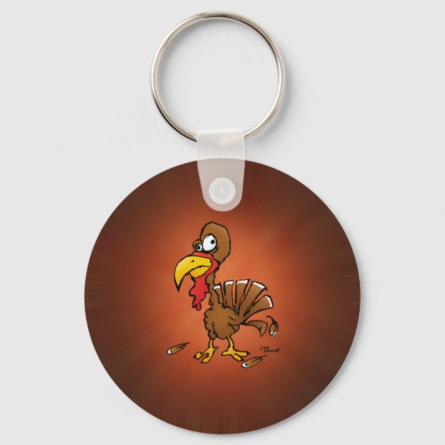 Chaveiro Cartoon Engraçado Derp Turkey (Frente)