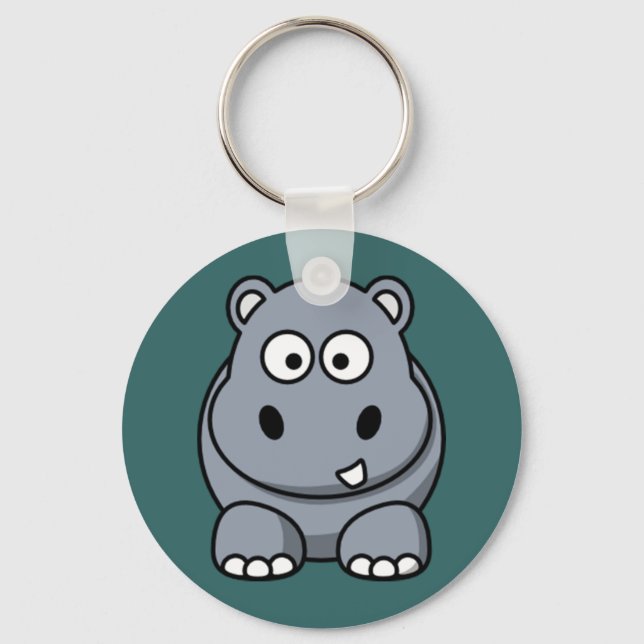Chaveiro Cartoon Hippo (Frente)