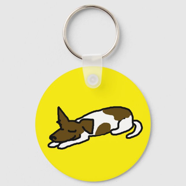 Chaveiro Cartoon Jack Russell (Frente)
