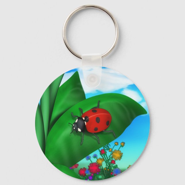 Chaveiro Cartoon Lady Bug (Frente)