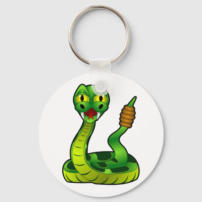 Chaveiro Cartoon Rattlesnake (Frente)