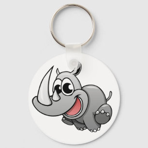 Chaveiro Cartoon Rhino