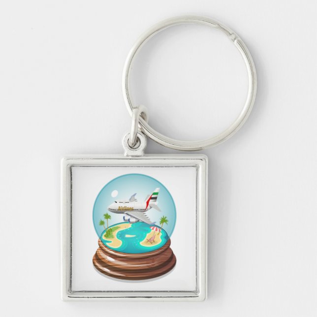 Chaveiro Cartoon Summer Cristal Ball (Frente)