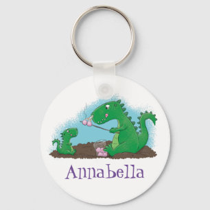 Chaveiro Cartoons de marshmallow de dragões-cúpulas