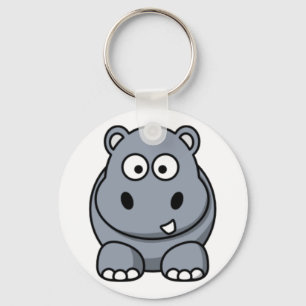 Chaveiro Cartum Hippo
