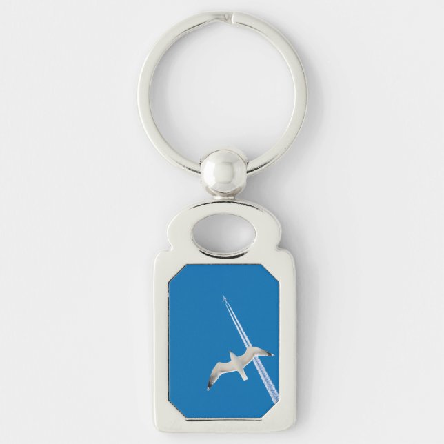 Chaveiro Carvoeiro e avião (Frente)