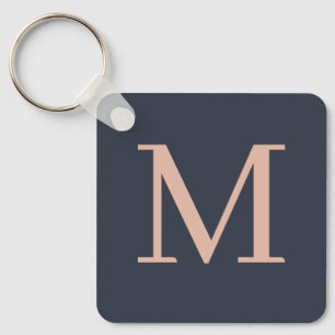 Chaveiro Carvões e Rosas claro personalizados monogramas