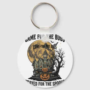 Chaveiro Casa Assombrada Halloween Gravura Vintage Assustad