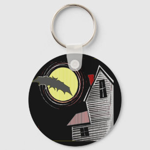 Chaveiro Casa assombrada, Lua cheia e morro