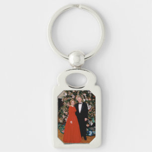 Chaveiro Casa Branca de Natal Bill & Hillary Clinton