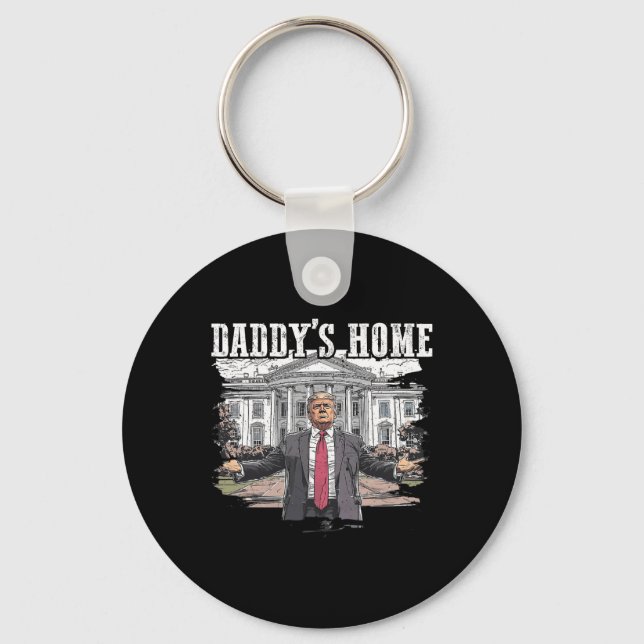 Chaveiro Casa Branca do Funny Trump Pai 2024 (Frente)