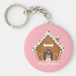 Chaveiro Casa de Cachorro Feliz de Natal