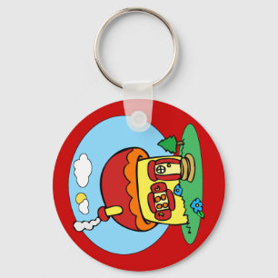 Chaveiro Casa do cogumelo