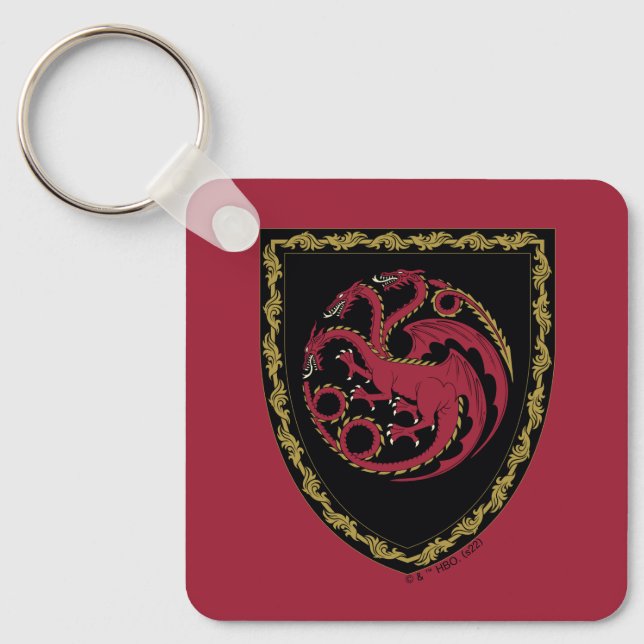 Chaveiro CASA DO DRAGÃO | House Targaryen Crest (Frente)