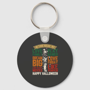 Chaveiro Casa Feliz Halloween Monstros Teias de Aranha