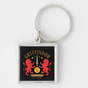 Chaveiro CASA GRYFFINDOR™ Espada Dupla Leão Gráfico