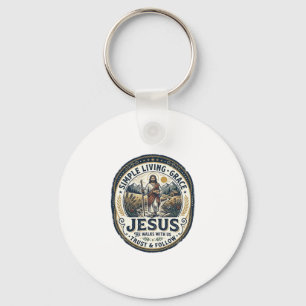 Chaveiro Casa Pequena de Jesus Vida Lenta Vintage