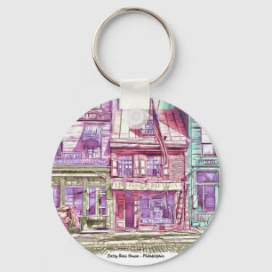 Chaveiro Casa Philadelphfia de Betsy Ross