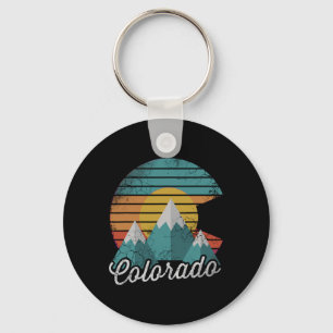 Chaveiro Casa Retro nas Montanhas do Colorado Amor Férias e