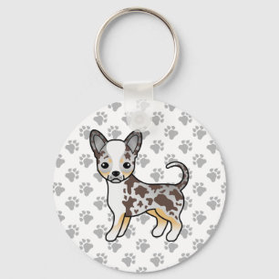 Chaveiro Casaco Chihuahua Cão e patas